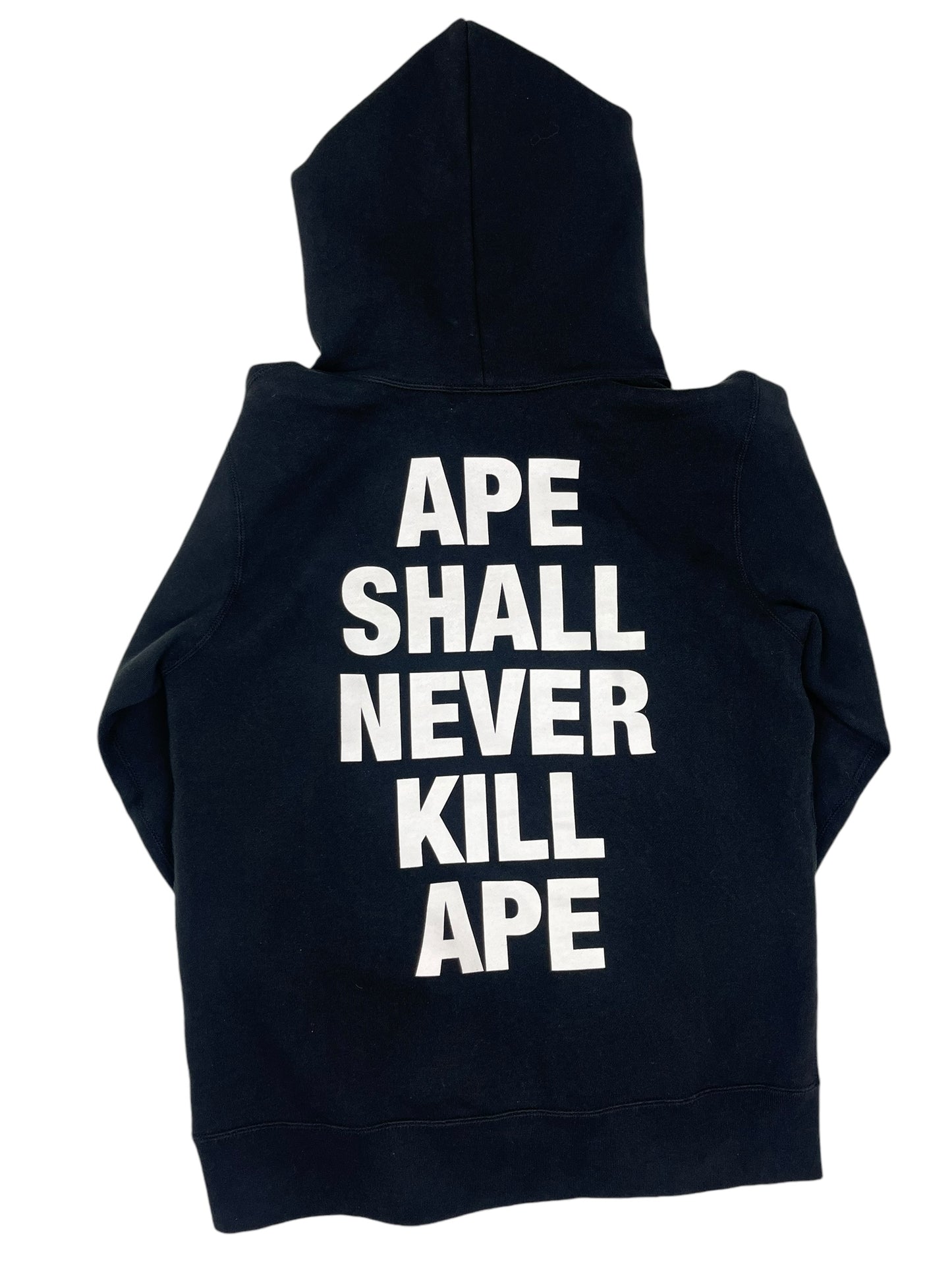 Bape Ape Shall Never Kill Ape Hoodie Black - (NEW) M