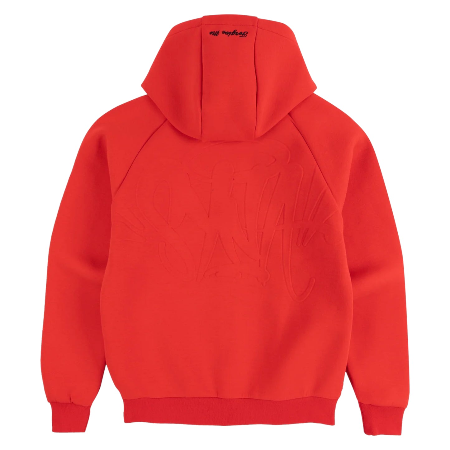 Synaworld Red Neoprene Zip Up Hoodie red