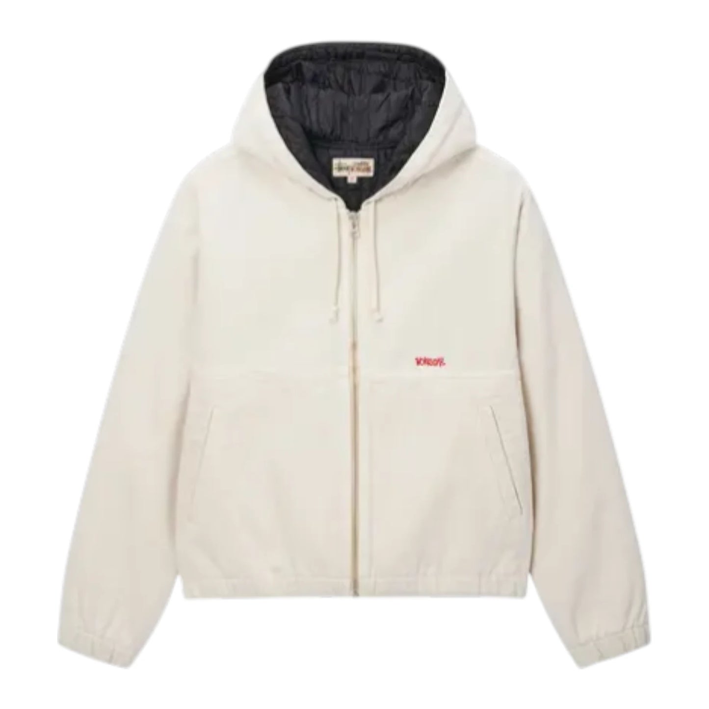 Stussy Cream Workwear Jacket bone