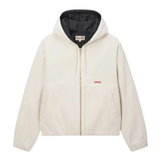 Stussy Cream Workwear Jacket bone