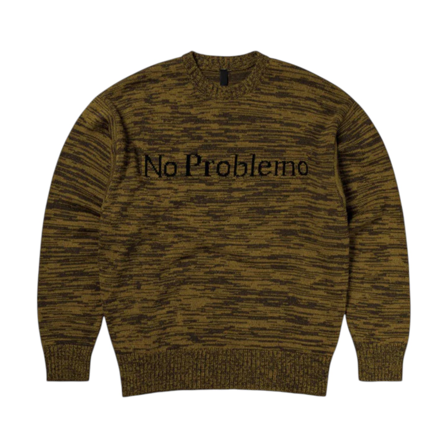 Aries No Problemo Knit Sweater yellow - S