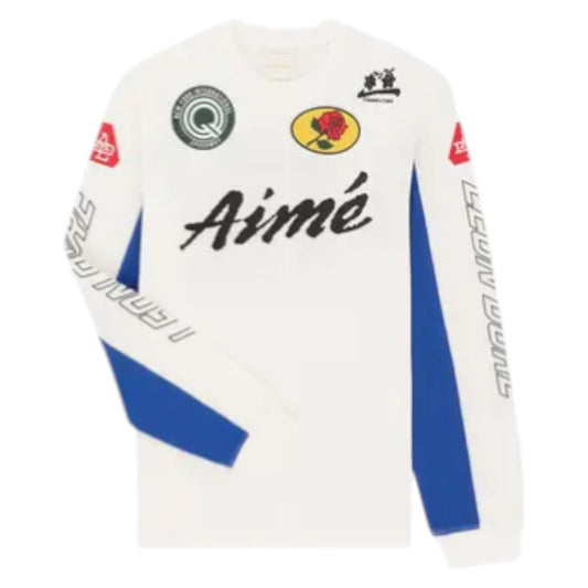 Aimé Leon Dore Mesh Moto Racing Longsleeve cream - L