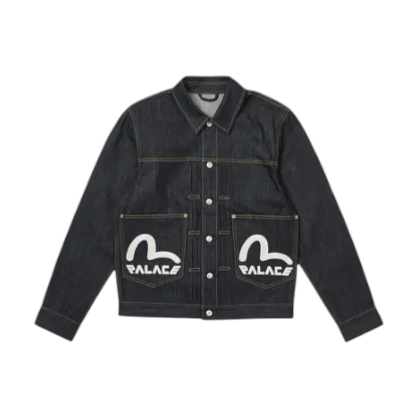 Palace X Evisu Dice Denim Jacket raw - M