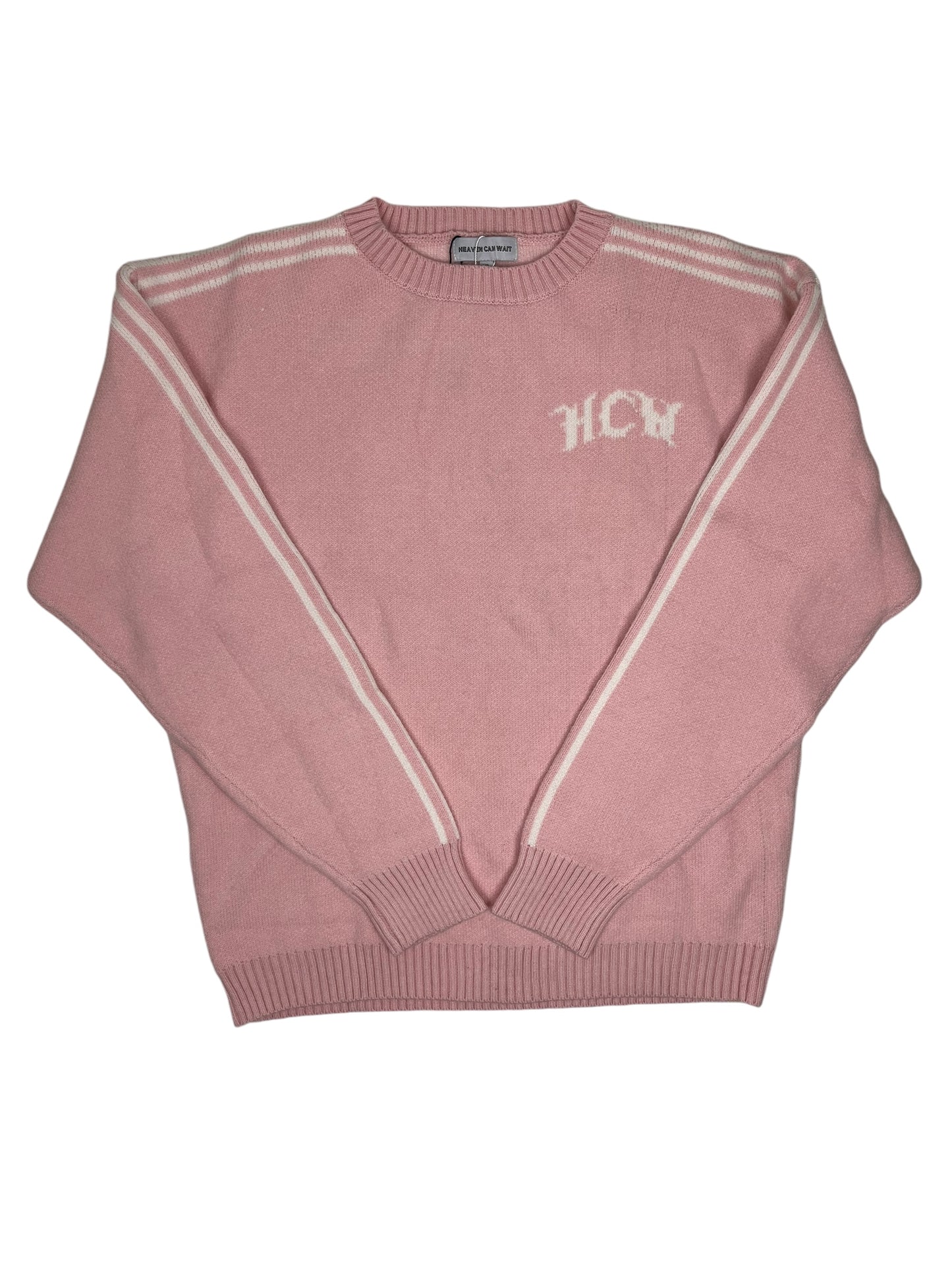 Heaven Can Wait Track Pink Knit (NEW) XL