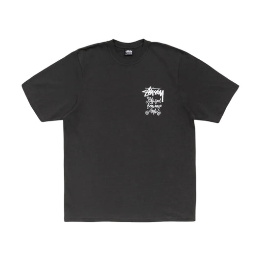 Stussy Any Angle T Shirt faded black