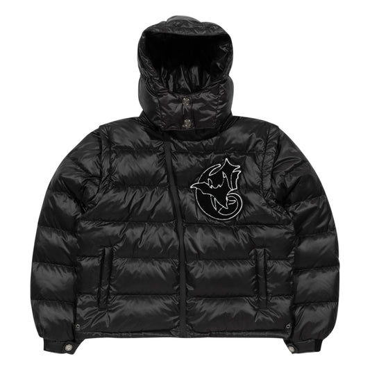 Corvidae X DItch Shiny Puffer black