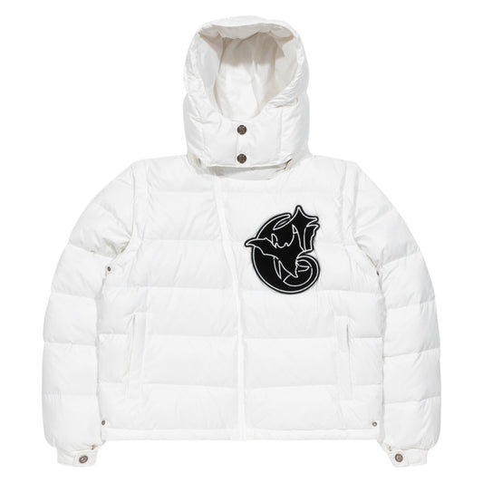 Corvidae X DItch Shiny Puffer white