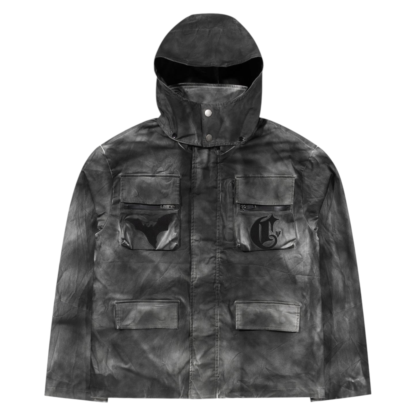 Corvidae X DItch Canvas Cargo Coat coal