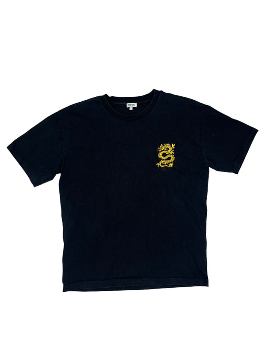 Kenzo Pocket Dragon T Shirt Black - (GRADE A) L