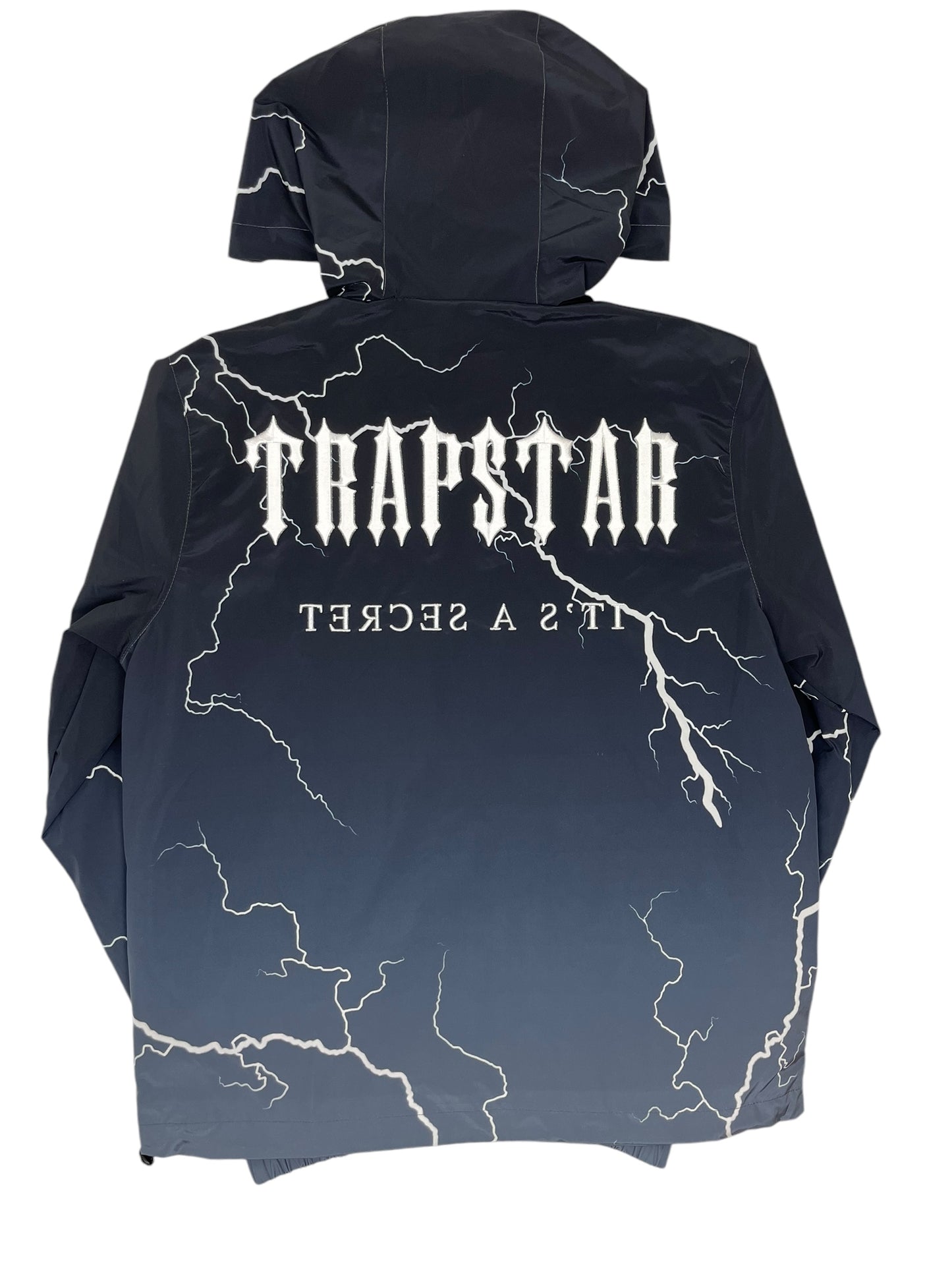 Trapstar Decoded Lightning Windbreaker Black - (NEW) XS