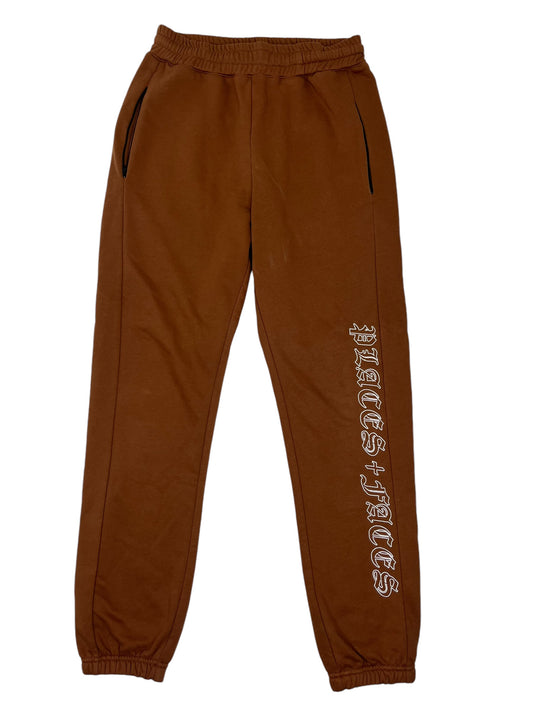 Places+Faces Sweatpants Brown - (NEW) S