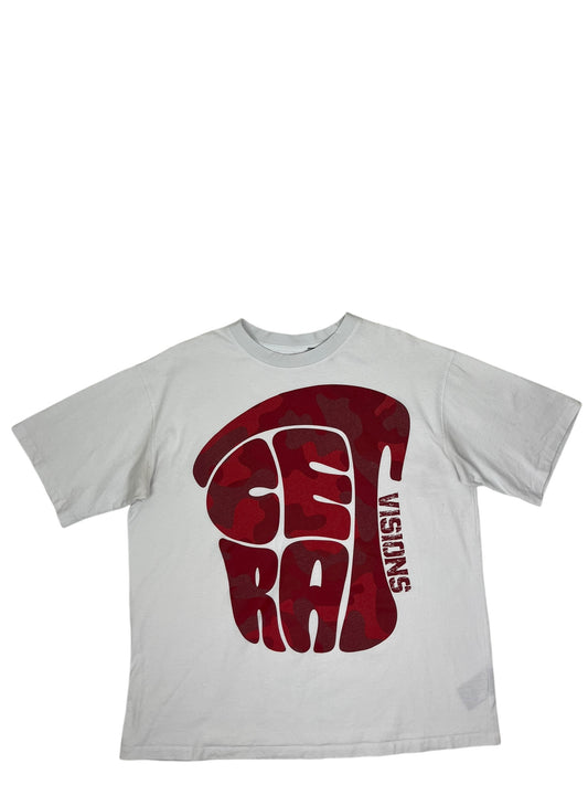 Cetra Visions Camo Red Logo T Shirt - (GRADE A) XL