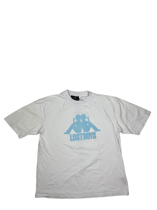 Lostboys Classic Logo Reflect T Shirt White - (GRADE B) L