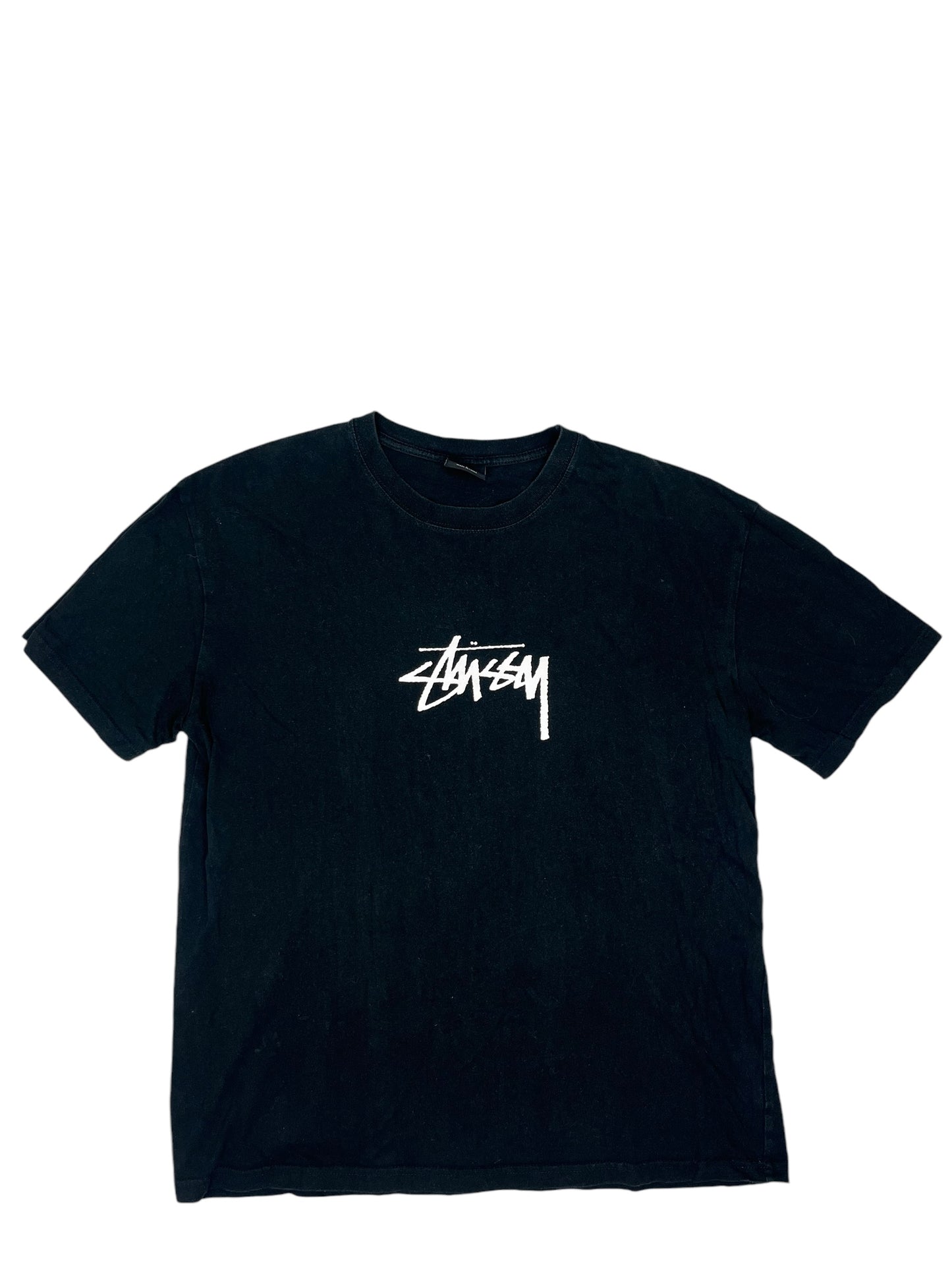 Stussy Logo T Shirt Black (GRADE A) L