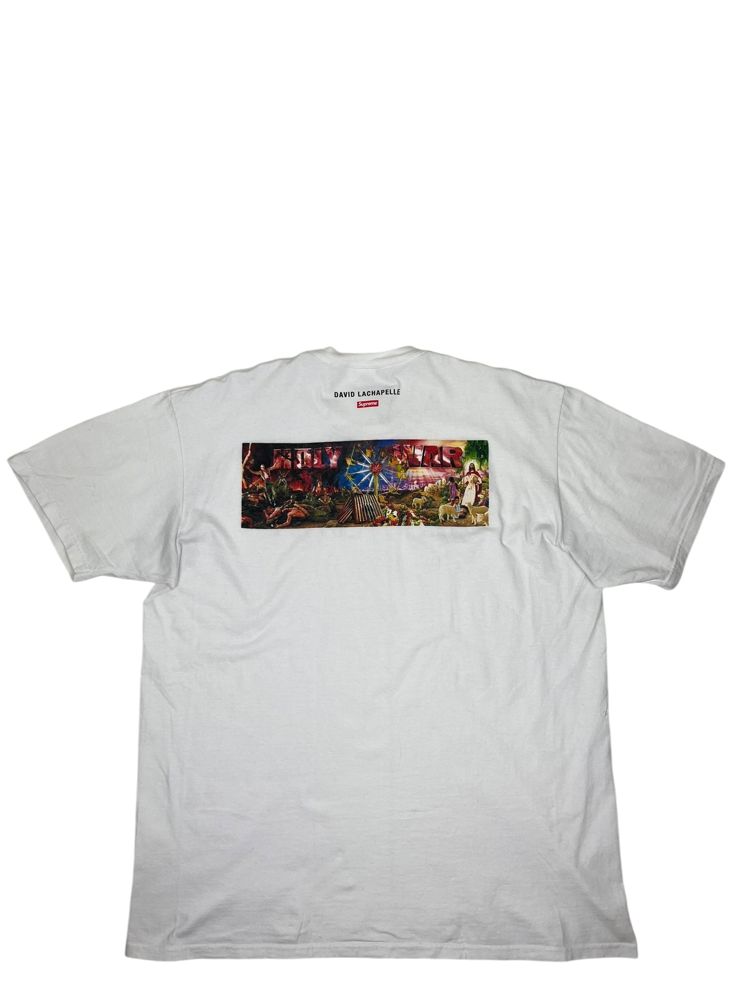 Supreme Holy War T Shirt White - (GRADE A) XXL