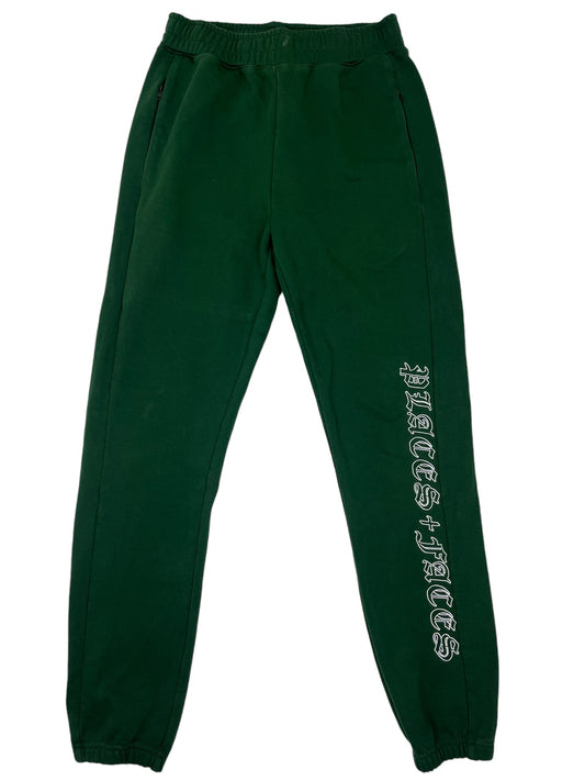 Places + Faces Green Sweatpants - (GRADE A) M