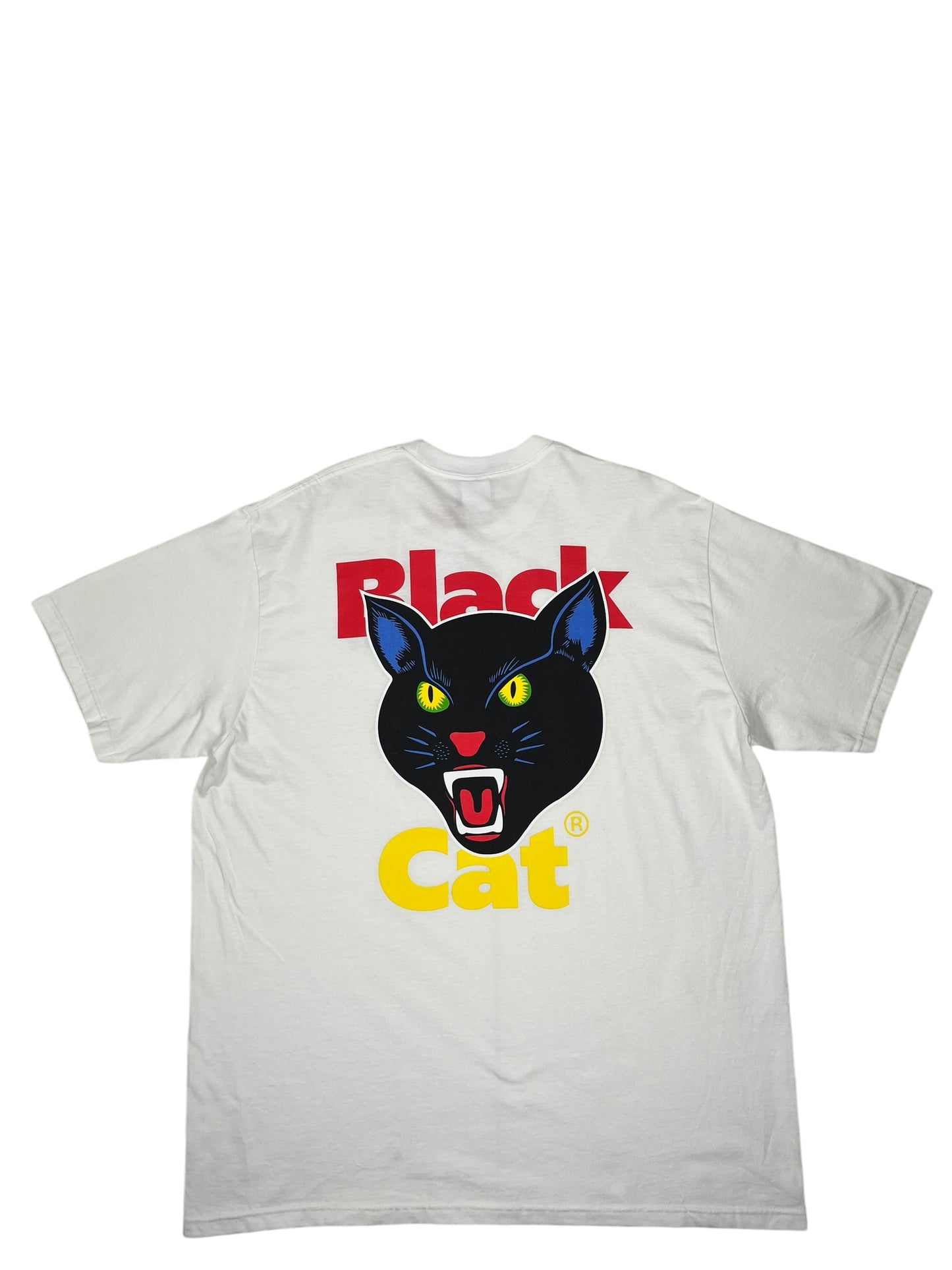 Supreme Black Cat T Shirt White - (GRADE A) XL