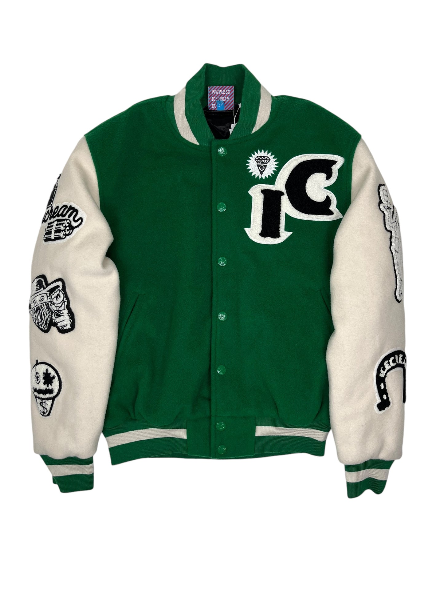 BBC Ice Cream Green Varsity - (NEW)