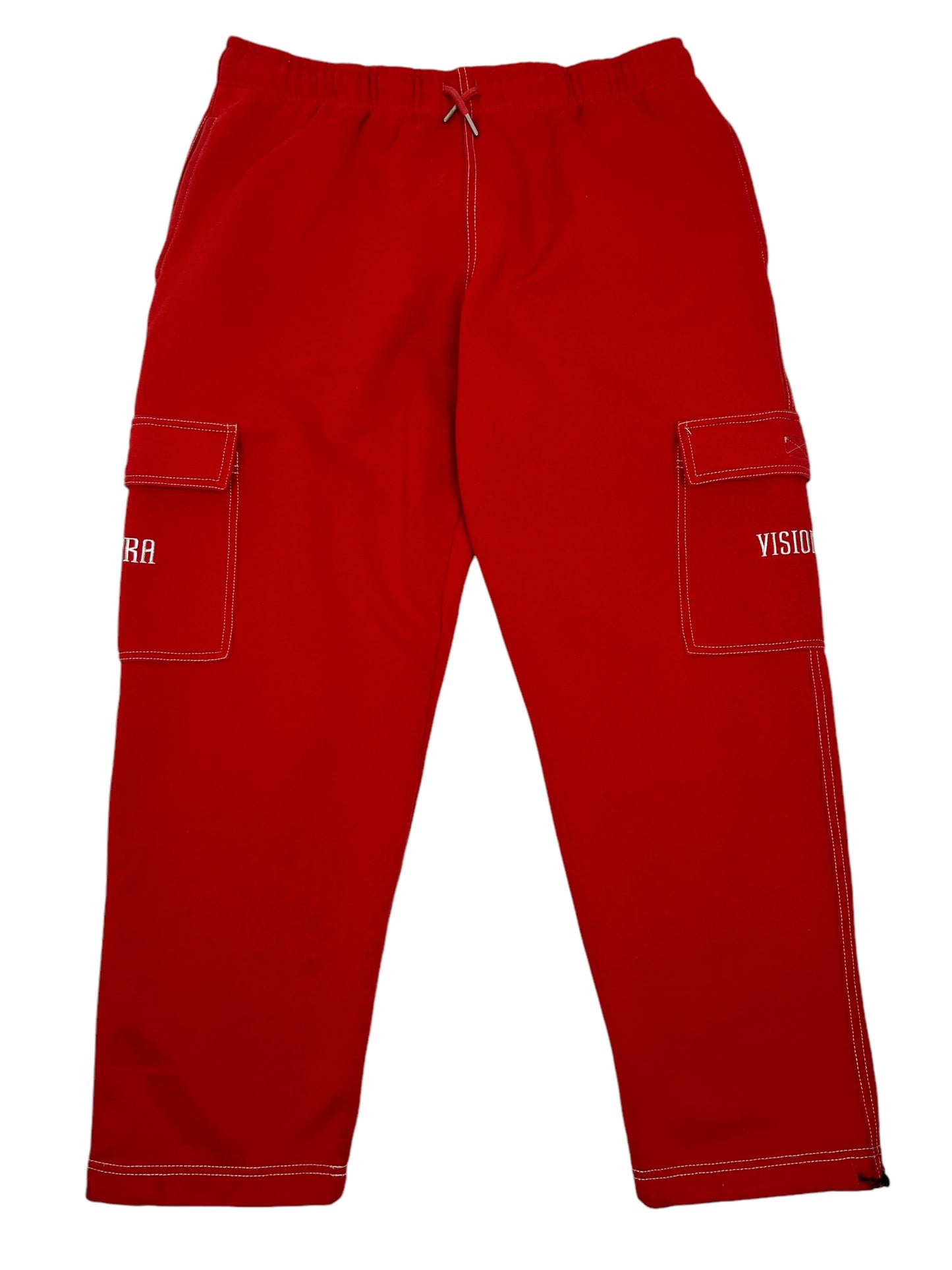 Cetra Visions Red Cargo Sweatpants - (GRADE B) M