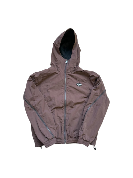 Unknown Brown Track Jacket - (NEW) S