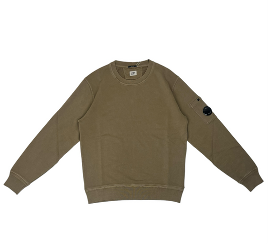 C.P. Company Light Fleece Sweatshirt Dark Brown - (NEW)