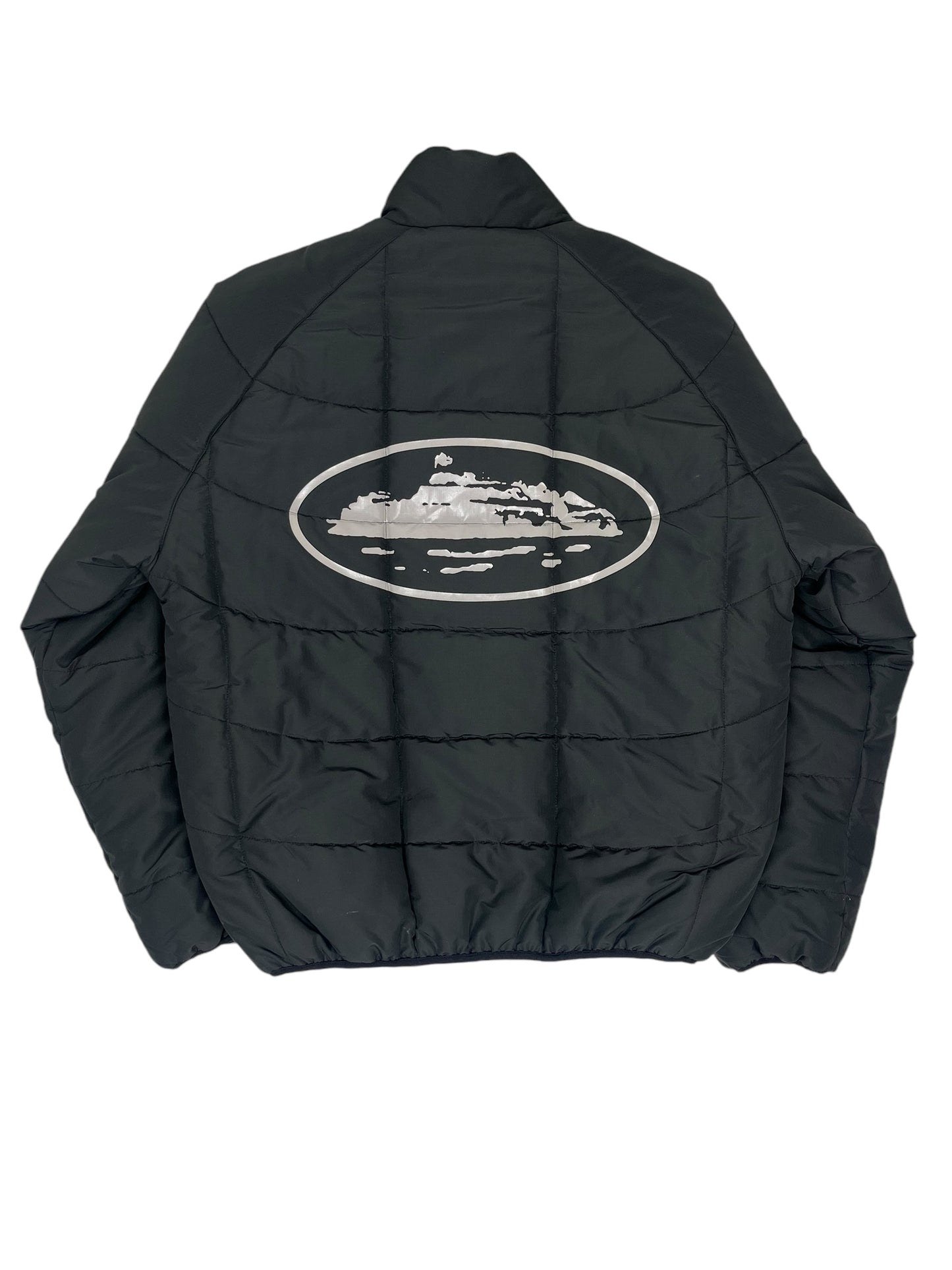 Corteiz Lightwork Puffer Black - (NEW) S