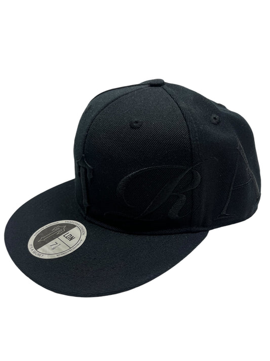 Trapstar Fitted Script Irongate Blacked Out - (NEW) 7 1/8