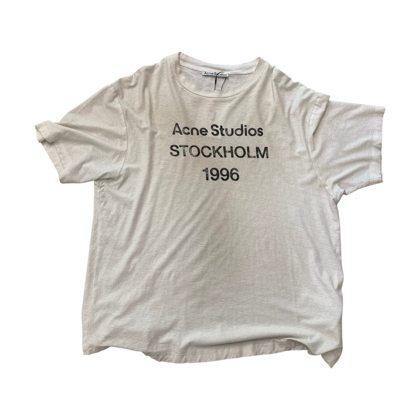 Acne Studios Classic T-shirt white - (GRADE A) / M