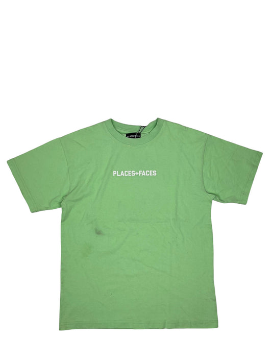 Places+Faces Classic Logo T Shirt Green - (GRADE B) S