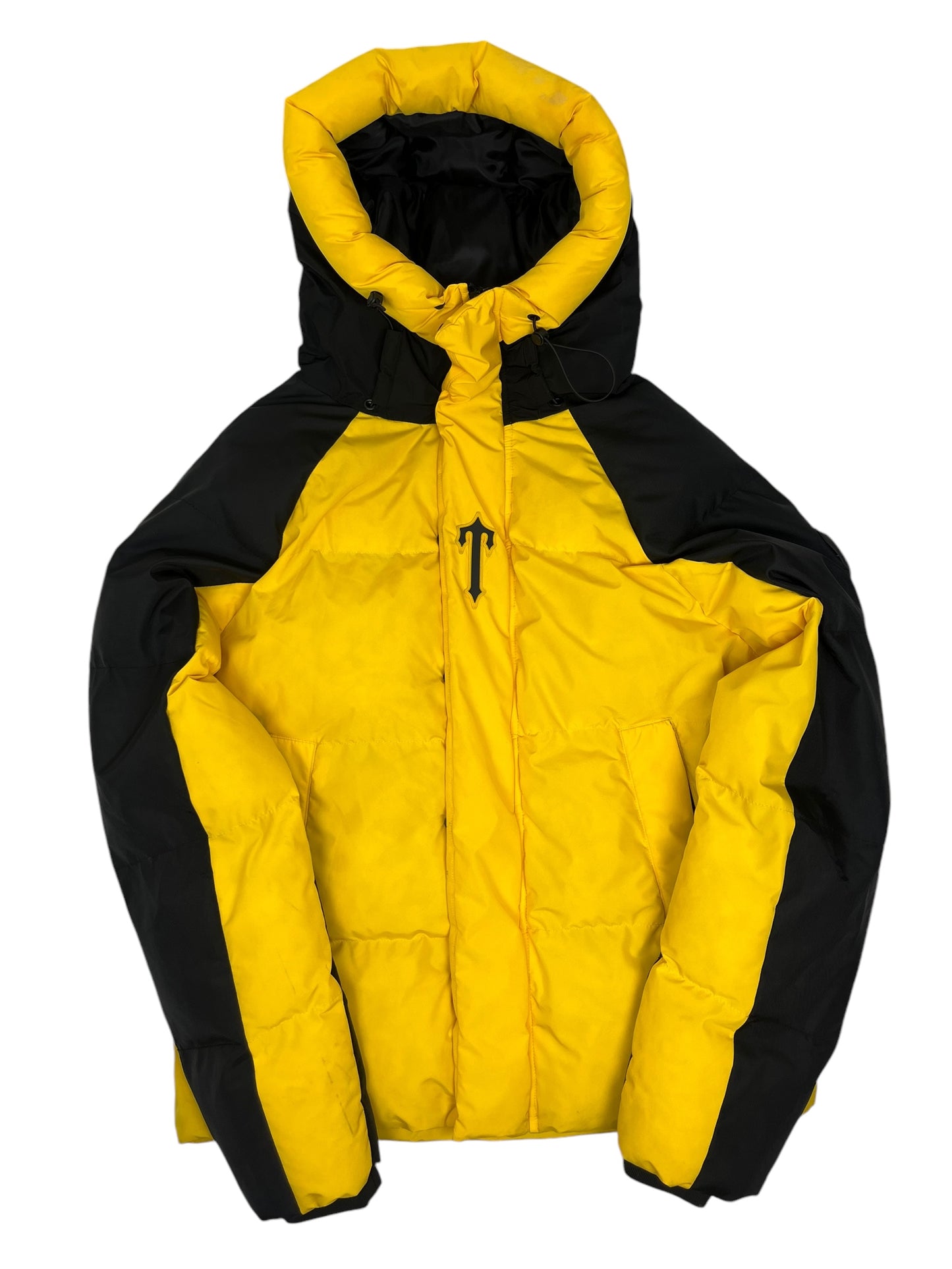 Trapstar Irongate Puffer Jacket Yellow/Black - (GRADE A) L