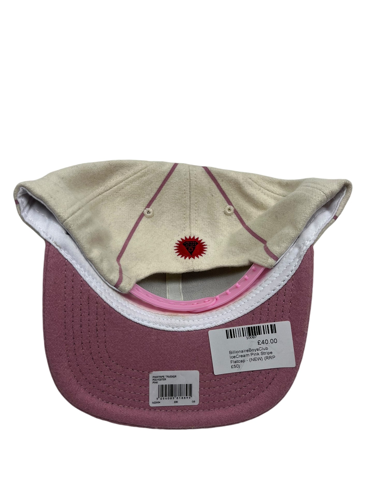 BBC Ice Cream Ice Cream 6 Panel Pink Cap - (NEW)