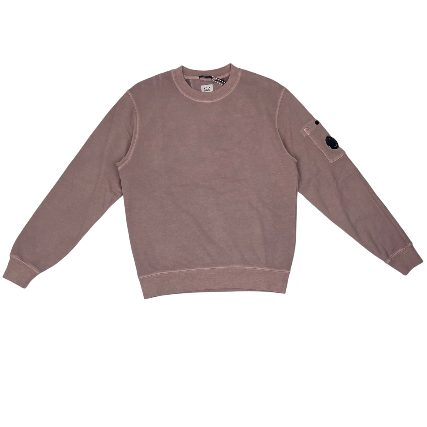 C.P. Company Light Fleece Sweatshirt Pale Pink - (NEW)