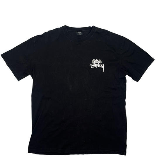 Stussy Angel 8 Ball Black T Shirt - (GRADE A) XL