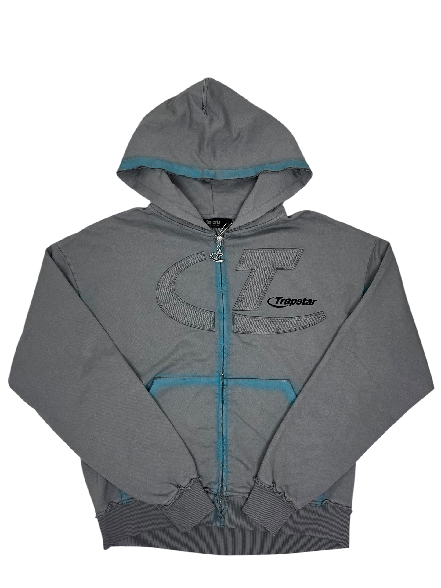 Trapstar Hyperdrive Zip Set Blue/Grey - (GRADE A)