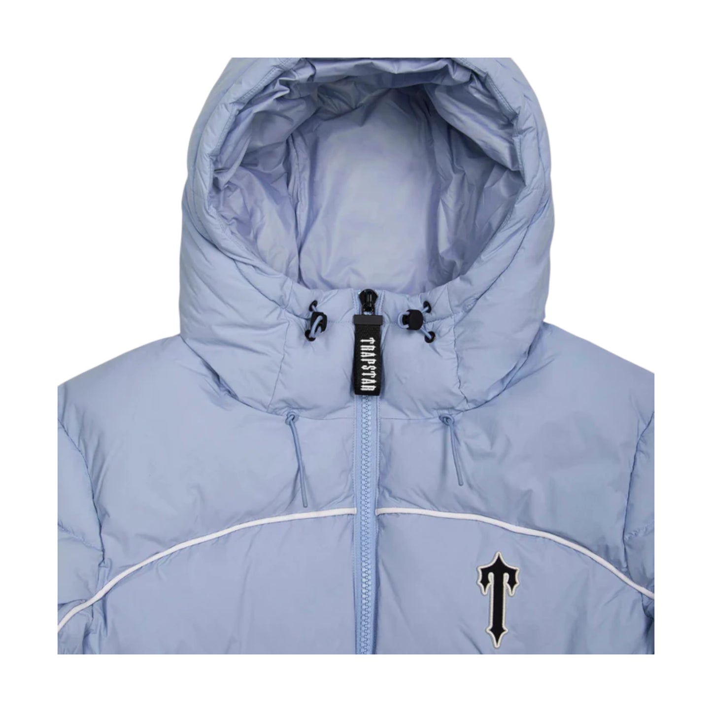 Trapstar Irongate Arch Puffer Jacket icy blue