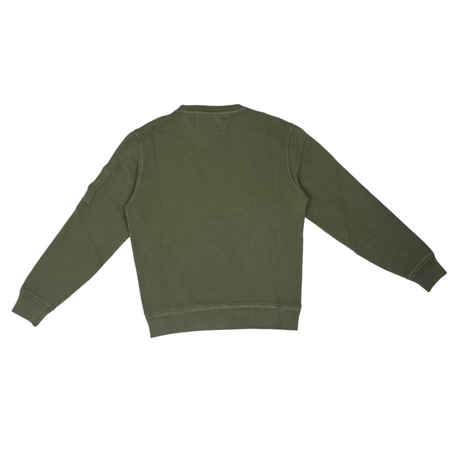 C.P. Company Light Fleece Sweatshirt Ivy Green - (NEW) L