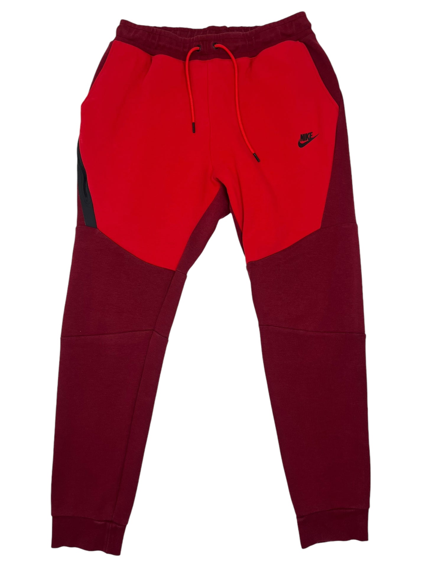 Nike Tech Fleece 2 Tone Red Tracksuit - (GRADE A) L