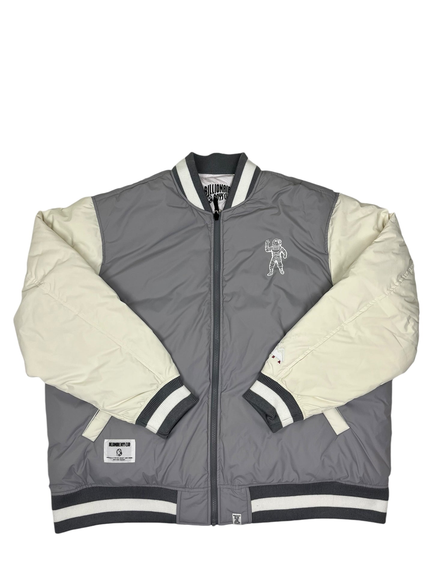 Billionaire Boys Club x First Down Grey/White Varsity (NEW)