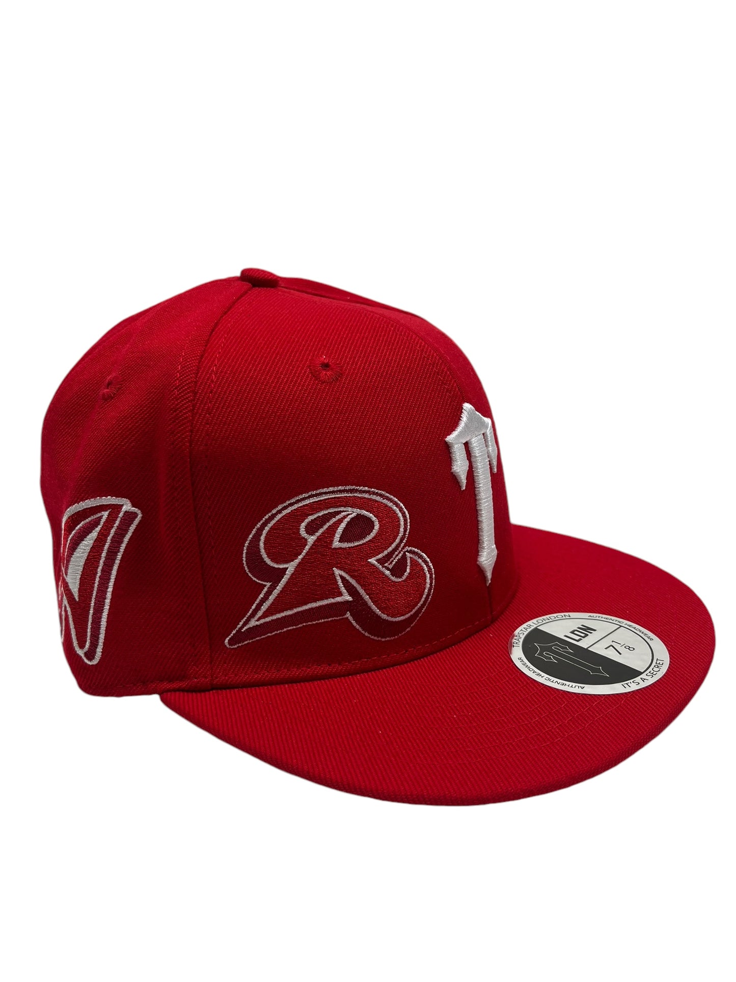 Trapstar Fitted Script Irongate Red - (NEW) 7 1/8