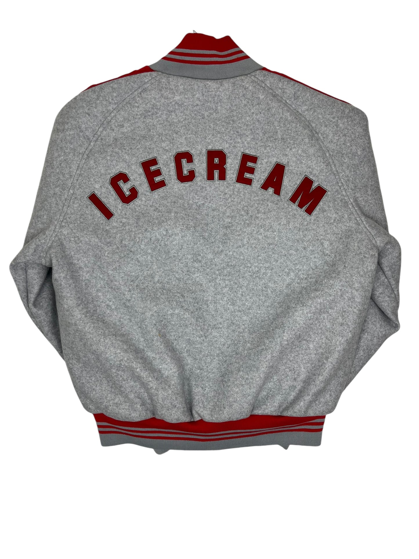 BBC Ice Cream Cones & Bones Red/Grey Varsity - (NEW)