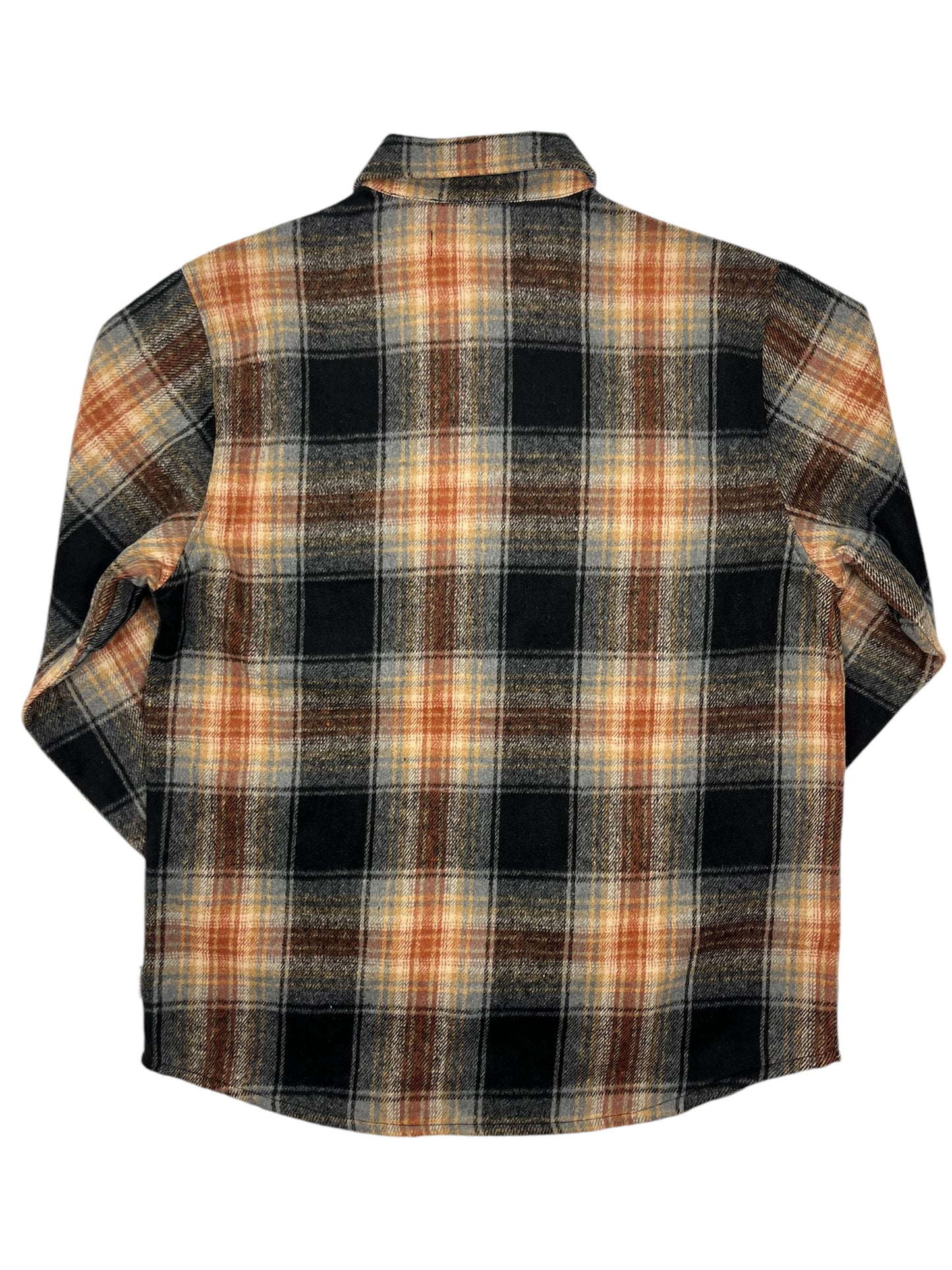 Billionaire Boys Club Fleece Check Brown Shirt - (NEW) M