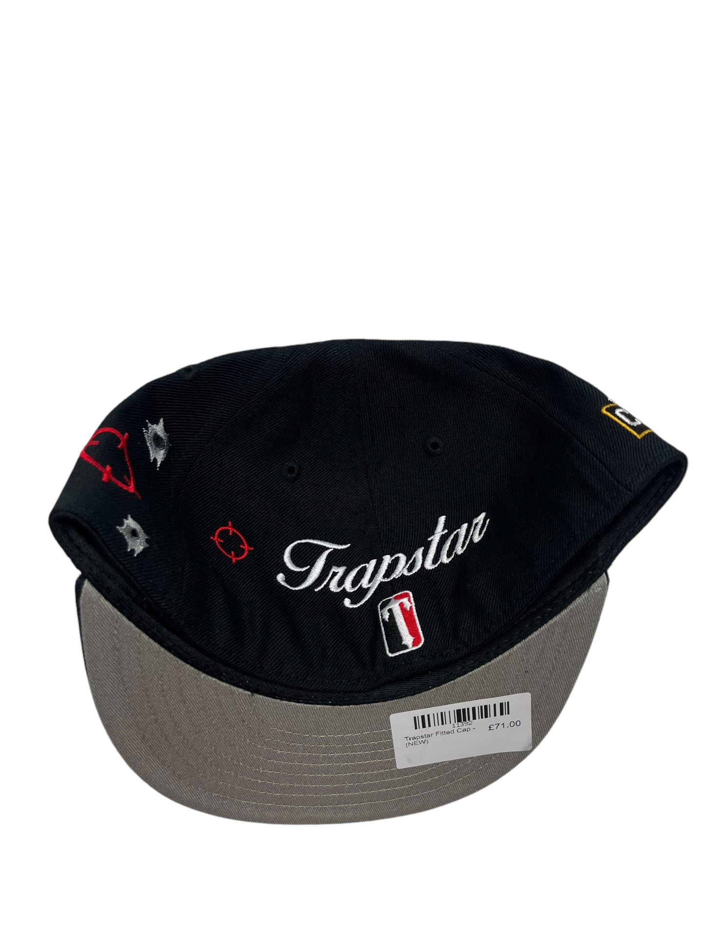 Trapstar Fitted Shooters Black - (NEW) 7 3/8