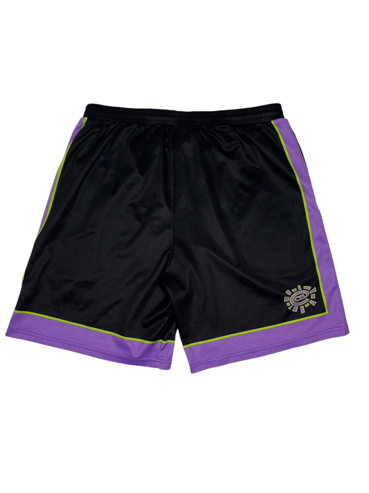 Always Do What You Should Do Shorts Black/Purple - (GRADE A) XL