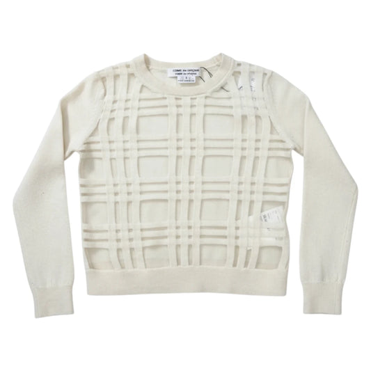 Comme Des Garcon Plaid Applique Knit Loop - S