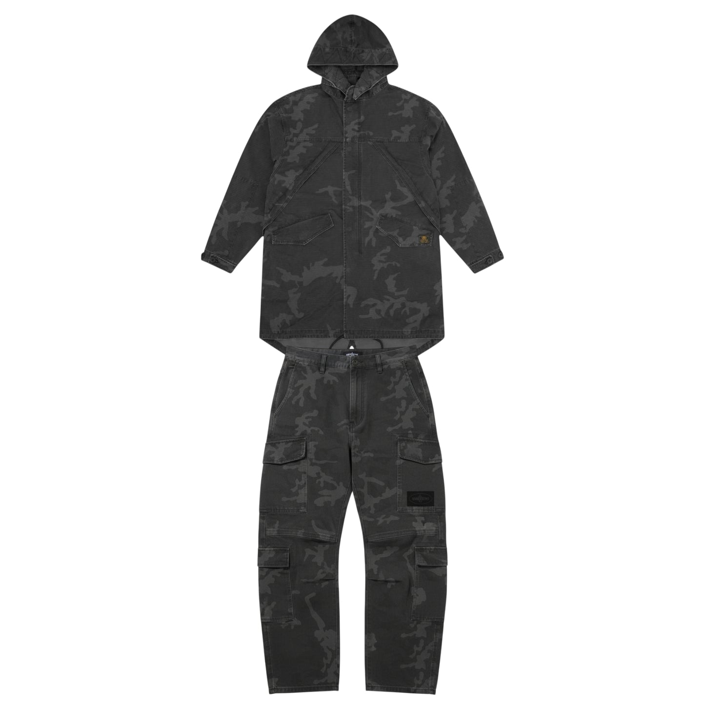 Corteiz Fisherman Trench Fullset black camo - M/W34