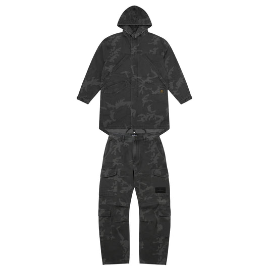 Corteiz Fisherman Trench Fullset black camo - M/W34