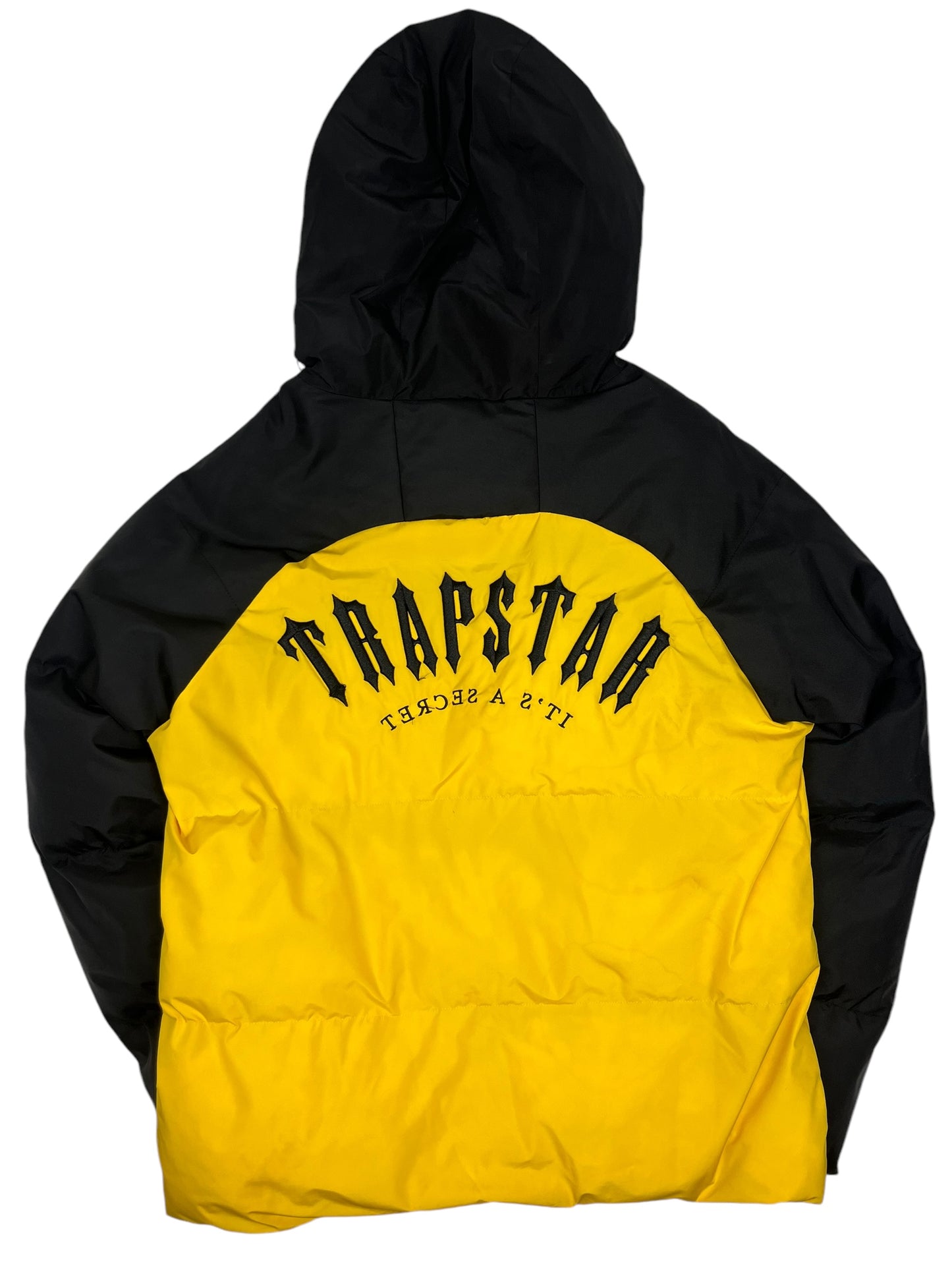 Trapstar Irongate Puffer Jacket Yellow/Black - (GRADE A) L