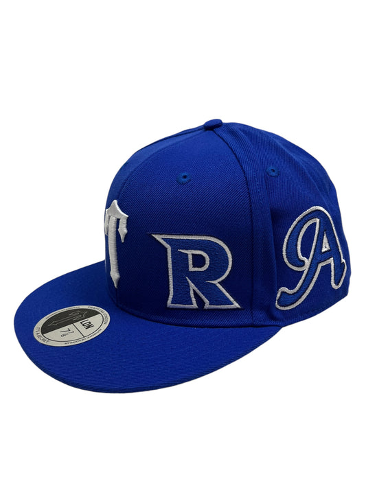 Trapstar Fitted Script Irongate Blue - (NEW) 7 7/8