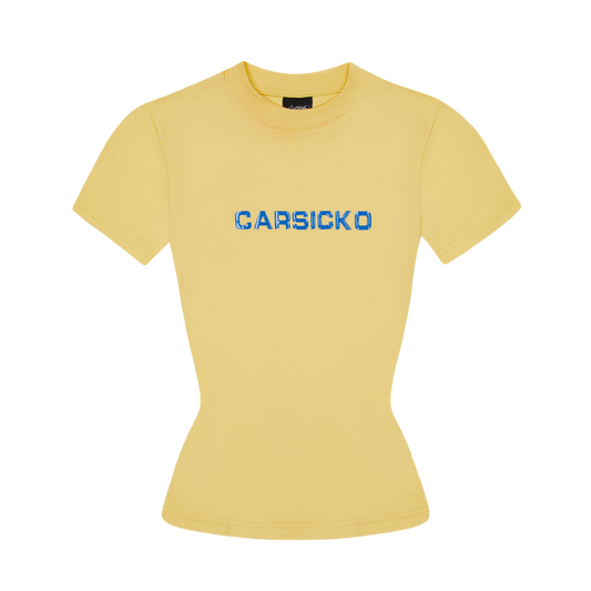 Carsicko Yellow Baby Tee (NEW)