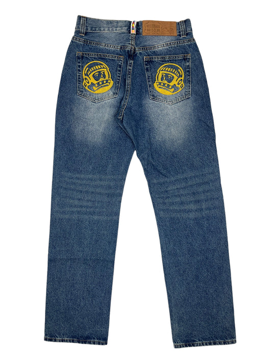 Billionaire Boys Club Blue Embroidered Denim Pants (NEW)